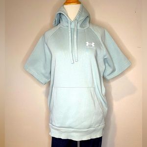Under Armour Short Sleeve Hoodie Loose Fit Size Small